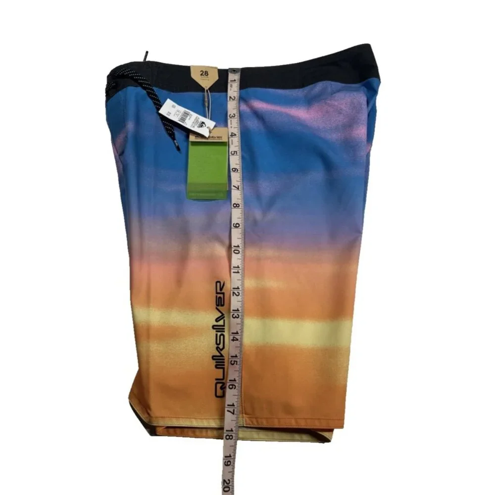 Quiksilver Boardshorts Youth Size‎ 28 Multicolor Swim Trunks Polyester Swimwear